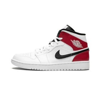 Nike Jordan Air 1 Mid - unisex - Sport - Wit - Maat: 41 EU Leer