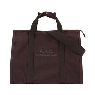 A.P.C. A.p.c., Tassen, Heren, Bruin, ONE Size, Katoen, Sporttas Recuperatie