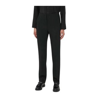 Emporio Armani Pantalones de Cierre Oculto - Trousers - Mujer - Negro - XS