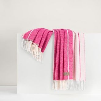 Lands Downunder Fiji Stripe Throw in Wild Orchid at Nordstrom