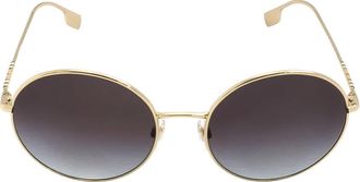 Burberry Pippa Gradient Grey Round Ladies Sunglasses BE3132 11098G 58