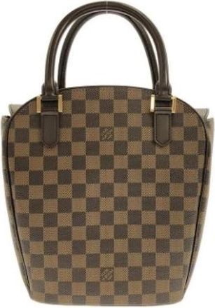 Louis Vuitton Pre-owned Coated Canvas Handbag - Dames - Vintage Handtas - Bruin - ONE Size - Vintage