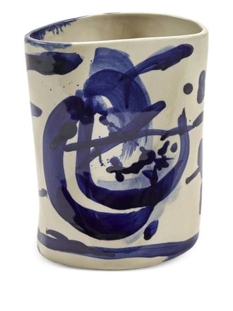 Serax small Sophia abstract-print vase - unisex - ceramic - One Size - Neutrals