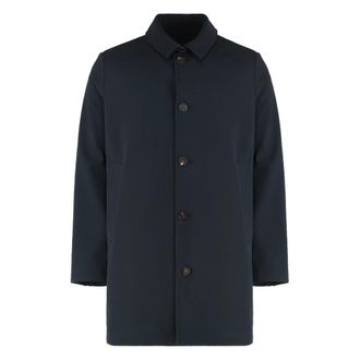 Roberto Ricci Design Single-Breasted Coats, male, Black, 2XL, Surflex Winter Thermo Coat