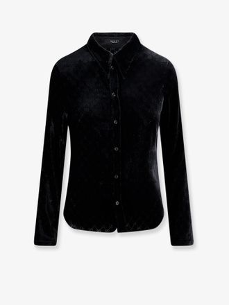 Gucci Camicia in velluto d&eacute;vor&eacute; GG stretch - GUCCI - gender_Man
