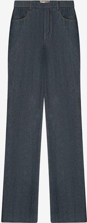 Saint Laurent Bootcut-Jeans mit hoher Taille