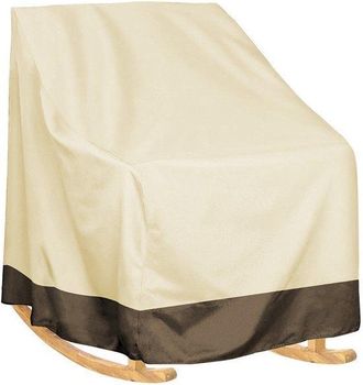 OEM Funda Para Silla, 70 X 83 X 99 Cm, Tejido Oxford, Impermeable, Resistente Al Viento, Resistente A Los Rayos Uv, Balc&oacute;n O Terraza, Beige