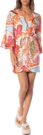 Maaji Joy Cover-Up Caftan in Open Blue at Nordstrom Rack, Size Small