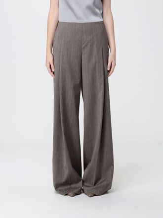 Emporio Armani Pantaloni wide-leg in misto lana vergine