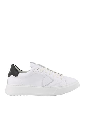 Philippe Model temple low sneakers in white leather