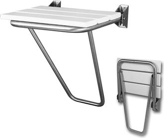 Presto Equip Asiento Ducha Abatible Bar Inox 210 88215 - Presto