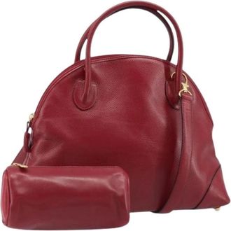 Bottega Veneta Pre-owned Handbags, female, Red, Size: ONE SIZE Pre-owned Hand Bag