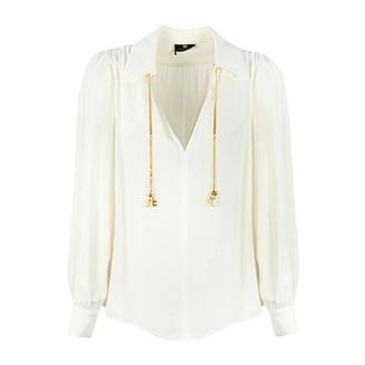 Elisabetta Franchi Blouses, female, White, Size: M TOP