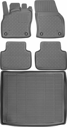 OEM Juego De Alfombrillas Para Coche Y Maletero Para Audi Q3 Suv (a Partir De 2018)