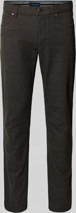 Christian Berg Stoffhose mit 5-Pocket-Design in Hazel Melange, Größe 32/32
