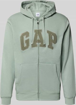 GAP Sweatjacke mit Logo und K&auml;nguru-Tasche in Lind, Gr&ouml;&szlig;e XL