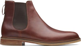 Clarks Mens Clarkdale Gobi Chelsea Boots, Brown Mahogany Leather, 7 UK