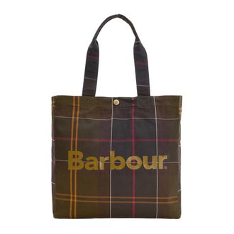 Barbour Tote Bags, male, Multicolor, Size: ONE SIZE Telfield Tartan Tote Bag