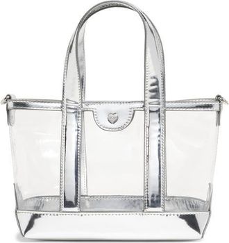 Stoney Clover Lane Mini Clear Tote in Silver Metallic at Nordstrom