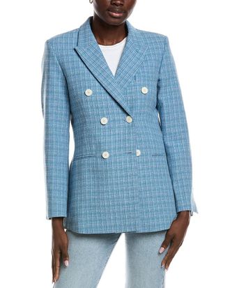 Sandro Woven Suit Blazer