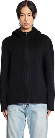 Giorgio Brato Wool Cashmere Felt Hooded Jacket