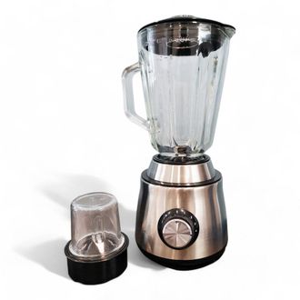 No Brand Batidora Y Picadora De 280 W Con Jarra De Cristal De 1,50 L Y Cuchilla De Acero Inoxidable