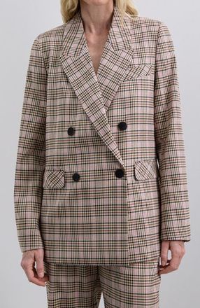 Scalpers Pinkcheck Blazer at Nordstrom, Size X-Large Eu