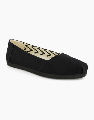 Toms Toms Womens Alpargata Ballet Womens Shoes - Black - Size: 4