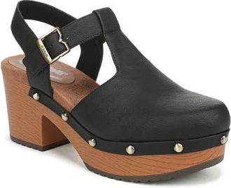 Dr. Scholls Classic Day Slingback Platform Clog in Black at Nordstrom, Size 8.5