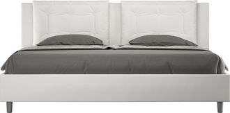 Les Tendances Annalisa Cama L.180 D.200 Malla Y Contenedor Blanco