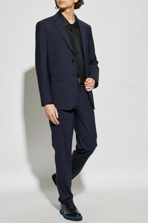Theory Blazer With Open Lapels, Mens, Navy Blue