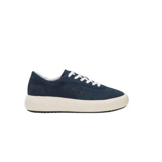 Sun 68 Big Boy Suede - Heren - Schoenen - Blauw - Maat: 43 EU Su&egrave;de