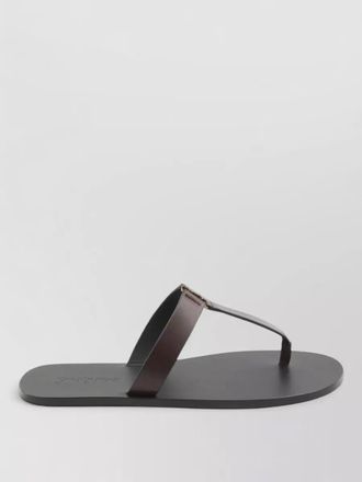 Saint Laurent leather thong sandals