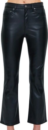 Pistola Denim Lennon High Rise Crop Boot Jean In Slate Black