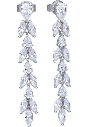 Diamonfire Diamonfire Womens 6220211082 Ladies Earrings Silver Sterling - One Size