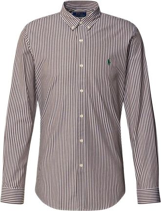 Polo Ralph Lauren Casual Shirts, male, Multicolor, Size: 2XL Camicia in popeline stretch