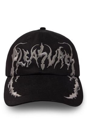 Pleasures Claws Embroidered Adjustable Baseball Cap in Black at Nordstrom