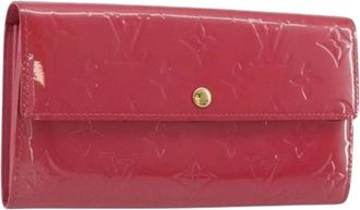 Louis Vuitton Pre-owned Patent Leather Wallet - Dames - Vintage Accessoires - Rood - ONE Size - Leer - Vintage