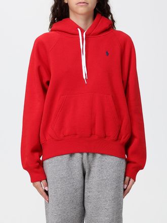 Polo Ralph Lauren Felpa relaxed fit in misto cotone con cappuccio e logo