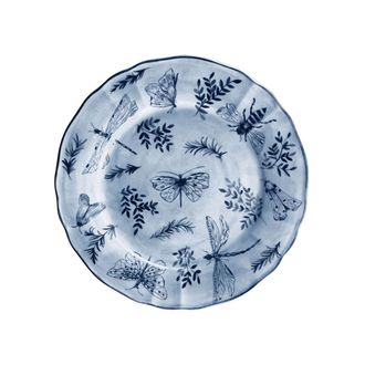 Arcucci Juego de 2 platos de fruta SONIA de 22 cm, azul