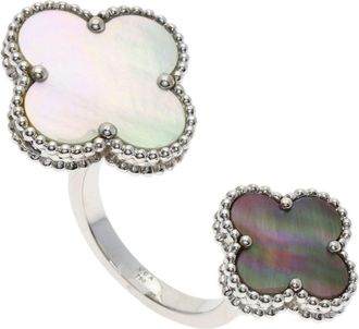 Van Cleef & Arpels White Gold White Gold (18K) Band Ring (Pre-Owned)