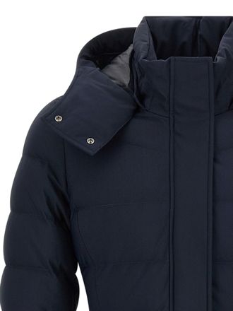 Moose Knuckles Quilted Goose-Down Down Jacket - Navy