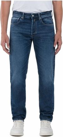 Replay Grover Jeans - Heren - Regular Fit Jeans - Blauw - W33 L32 - Katoen - Jeans