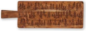 Tag Aspen Rectangular Serving Board Tray Natural Wood Christmas in Beige at Nordstrom