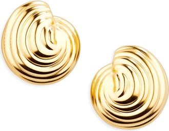 Missoma Spiral Dome Oversize Stud Earrings in Gold at Nordstrom
