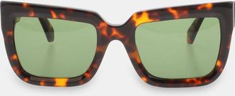 Off-white Mens Accessories Off White Off Firenze Sun in Havana Green - One Size