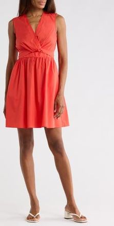 Derek Lam Nulla Front Twist Minidress in Red at Nordstrom Rack, Size 12