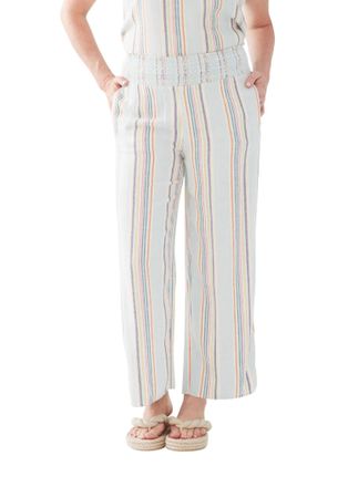 FDJ Beachy Stripe Pull On Pant In Multi