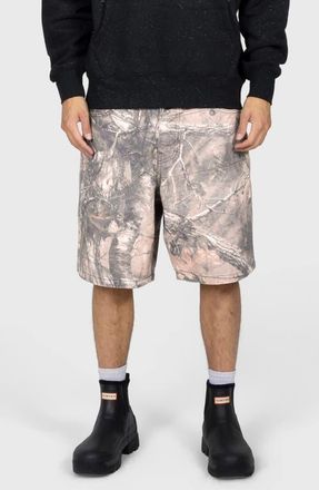 Pleasures Hunt Canvas Shorts in Sand Camo at Nordstrom, Size X-Large