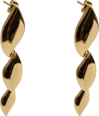 Argento Vivo Marquee Linear Earrings in Gold at Nordstrom